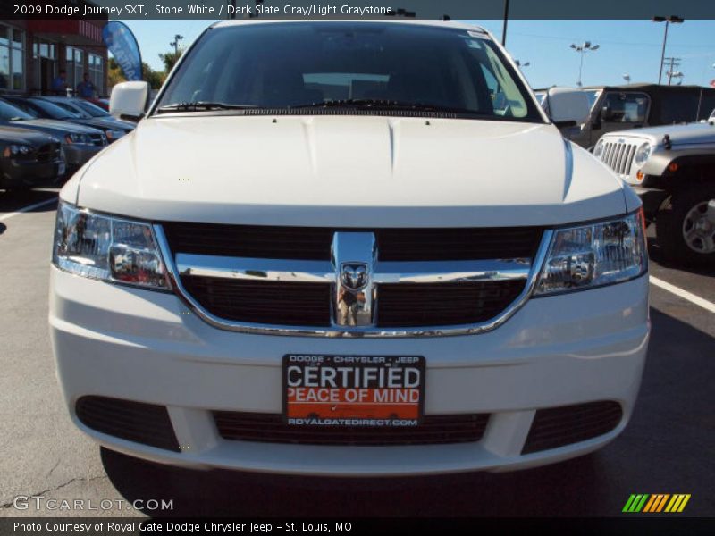 Stone White / Dark Slate Gray/Light Graystone 2009 Dodge Journey SXT