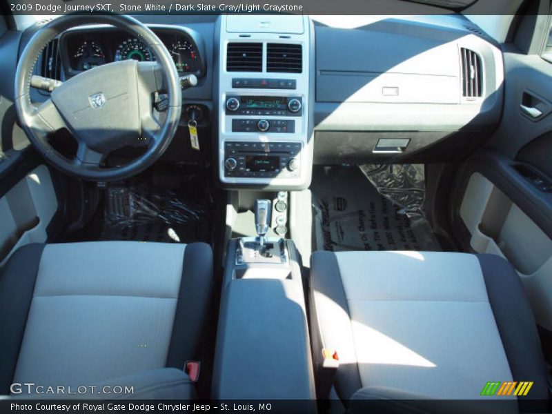 Stone White / Dark Slate Gray/Light Graystone 2009 Dodge Journey SXT