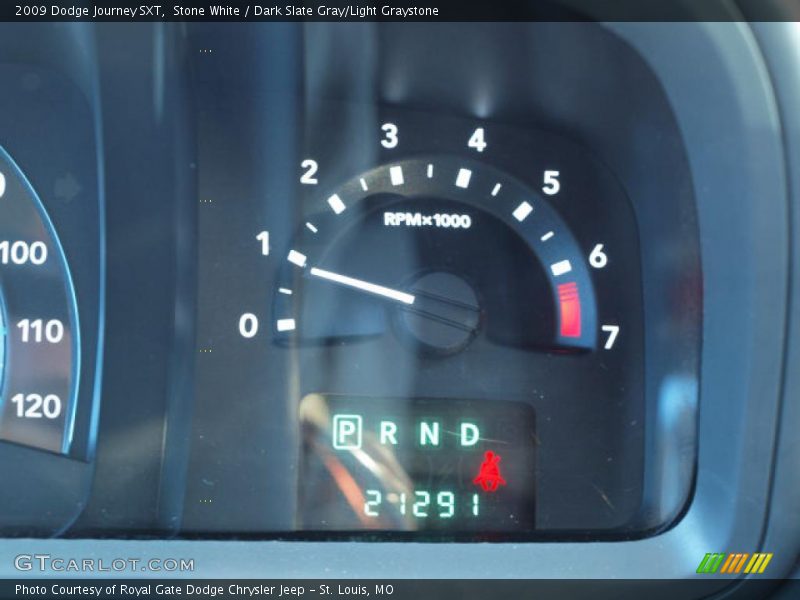 Stone White / Dark Slate Gray/Light Graystone 2009 Dodge Journey SXT