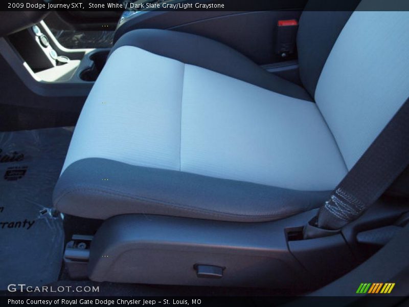 Stone White / Dark Slate Gray/Light Graystone 2009 Dodge Journey SXT
