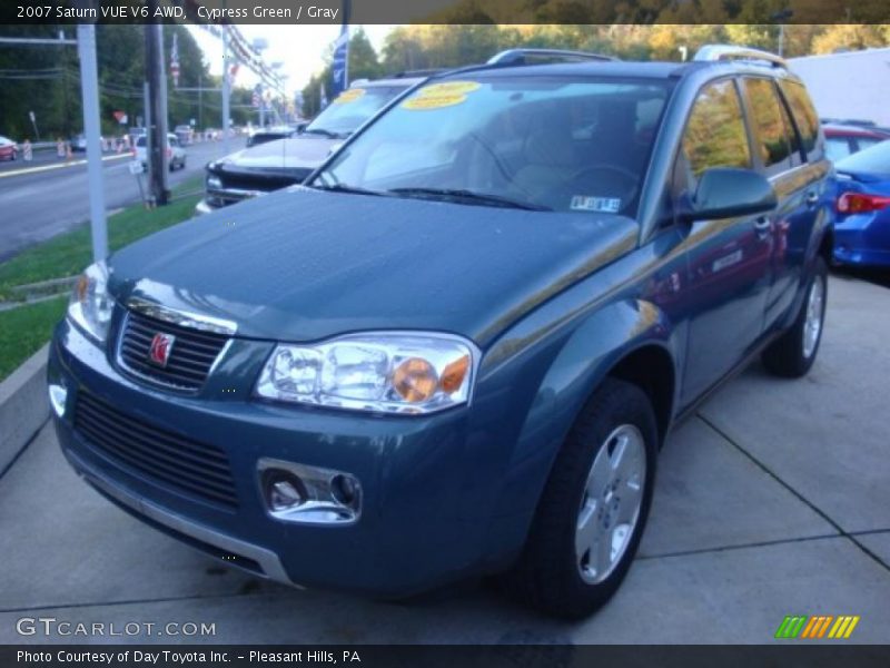 Cypress Green / Gray 2007 Saturn VUE V6 AWD