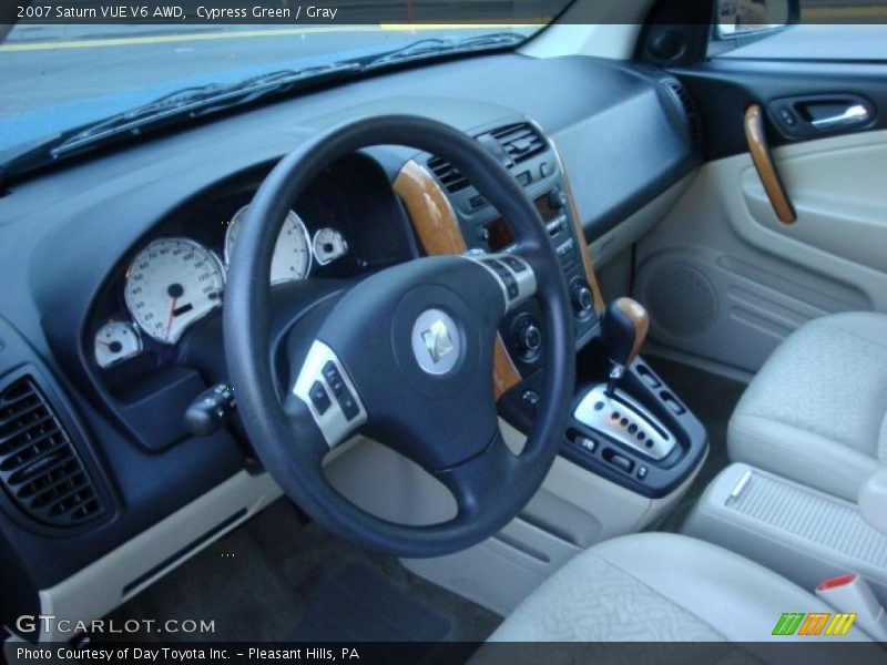 Cypress Green / Gray 2007 Saturn VUE V6 AWD