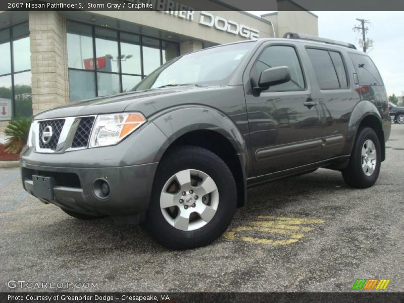 Storm Gray / Graphite 2007 Nissan Pathfinder S