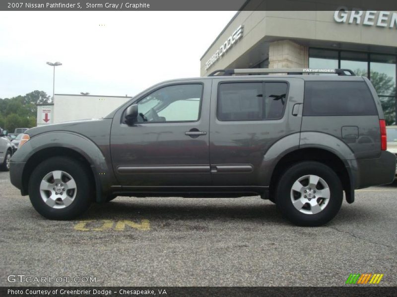 Storm Gray / Graphite 2007 Nissan Pathfinder S