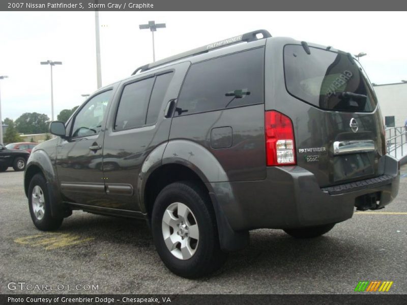 Storm Gray / Graphite 2007 Nissan Pathfinder S