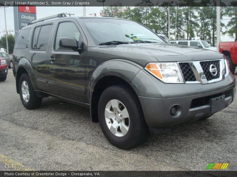 Storm Gray / Graphite 2007 Nissan Pathfinder S