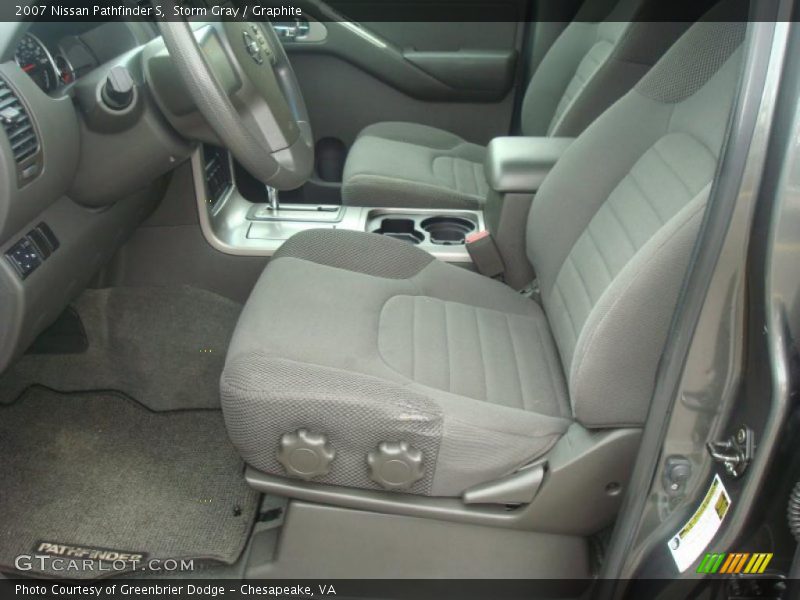 Storm Gray / Graphite 2007 Nissan Pathfinder S