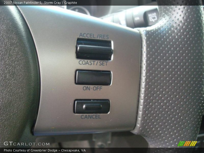 Storm Gray / Graphite 2007 Nissan Pathfinder S
