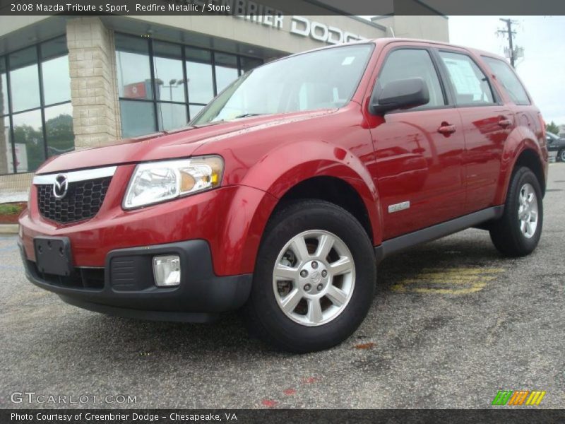 Redfire Metallic / Stone 2008 Mazda Tribute s Sport