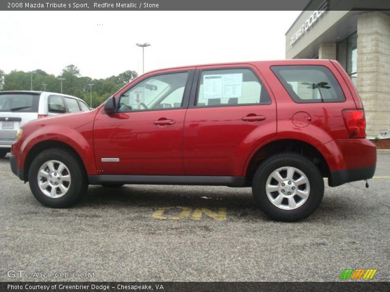 Redfire Metallic / Stone 2008 Mazda Tribute s Sport