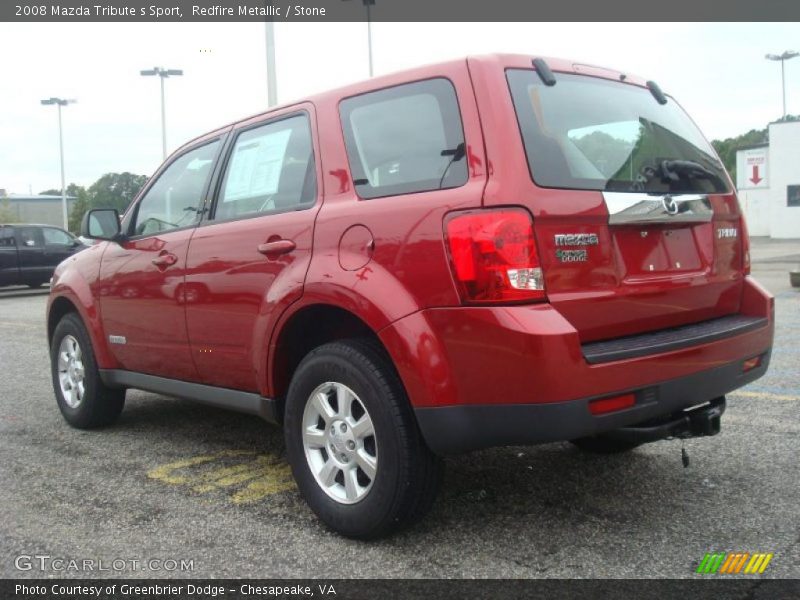 Redfire Metallic / Stone 2008 Mazda Tribute s Sport