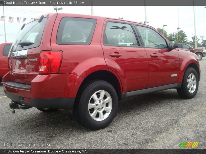 Redfire Metallic / Stone 2008 Mazda Tribute s Sport