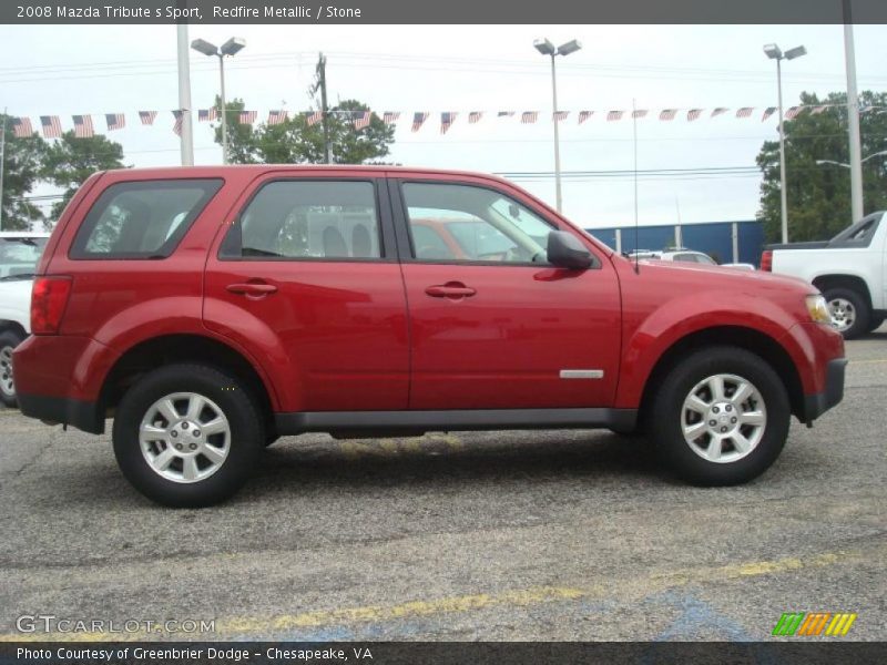 Redfire Metallic / Stone 2008 Mazda Tribute s Sport