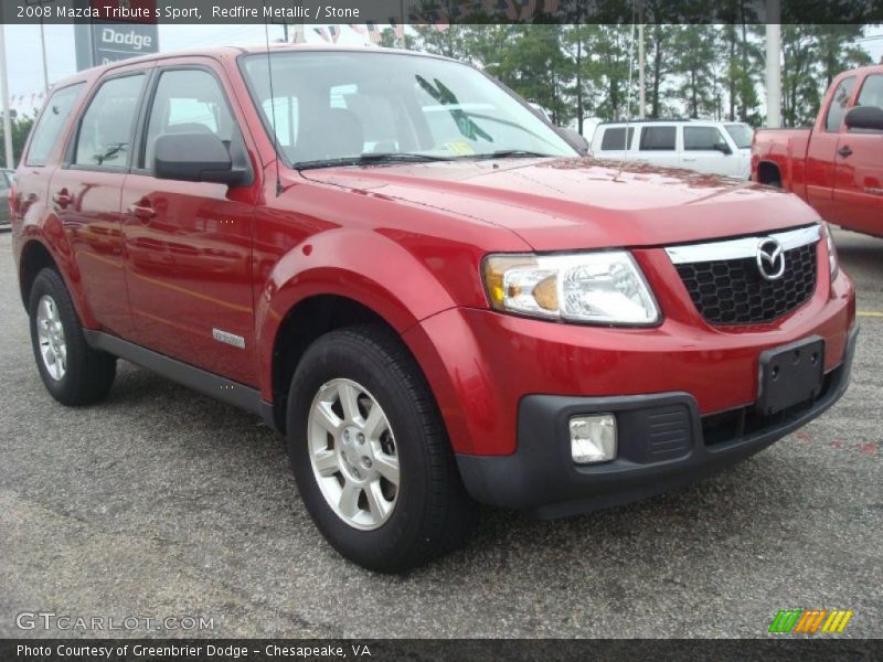 Redfire Metallic / Stone 2008 Mazda Tribute s Sport