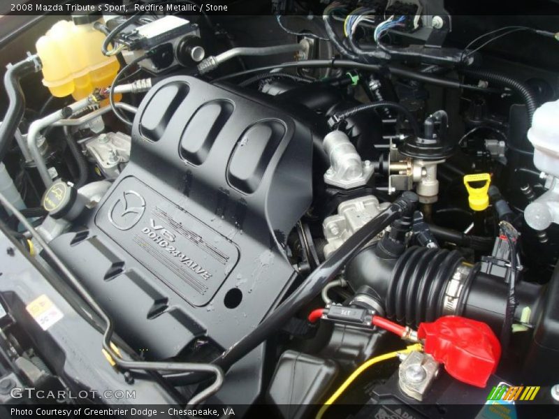 Redfire Metallic / Stone 2008 Mazda Tribute s Sport