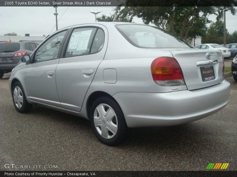 Silver Streak Mica / Dark Charcoal 2005 Toyota ECHO Sedan