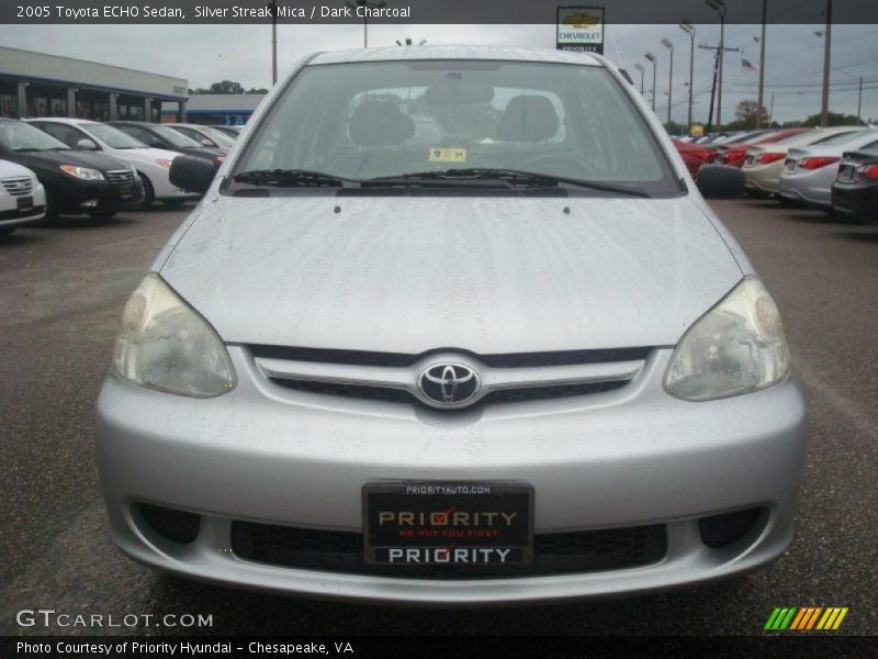 Silver Streak Mica / Dark Charcoal 2005 Toyota ECHO Sedan