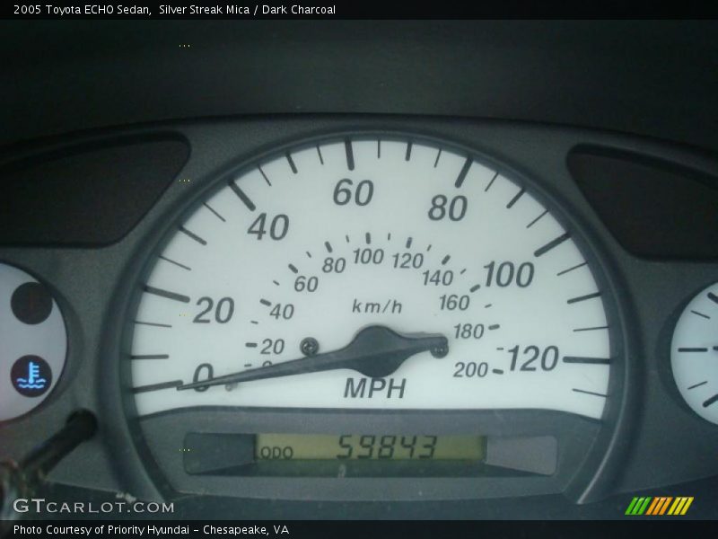 Silver Streak Mica / Dark Charcoal 2005 Toyota ECHO Sedan