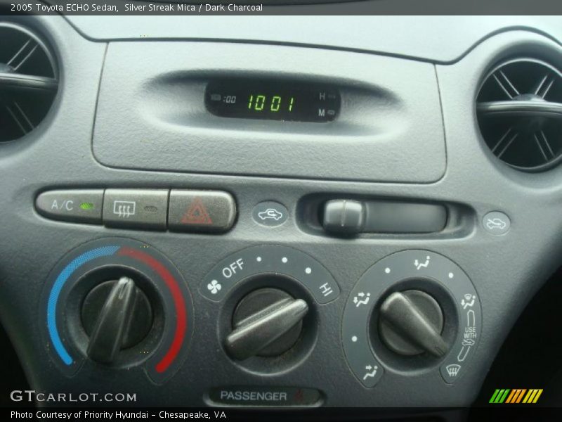Silver Streak Mica / Dark Charcoal 2005 Toyota ECHO Sedan