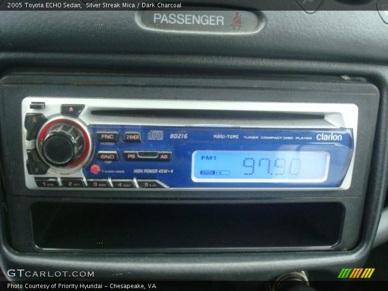 Silver Streak Mica / Dark Charcoal 2005 Toyota ECHO Sedan