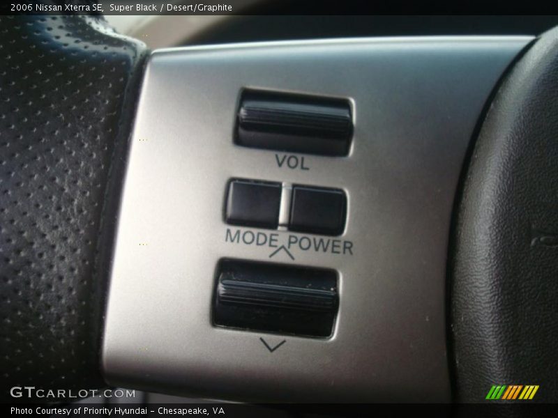 Super Black / Desert/Graphite 2006 Nissan Xterra SE