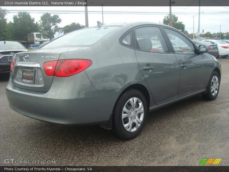 Natural Khaki / Beige 2010 Hyundai Elantra GLS