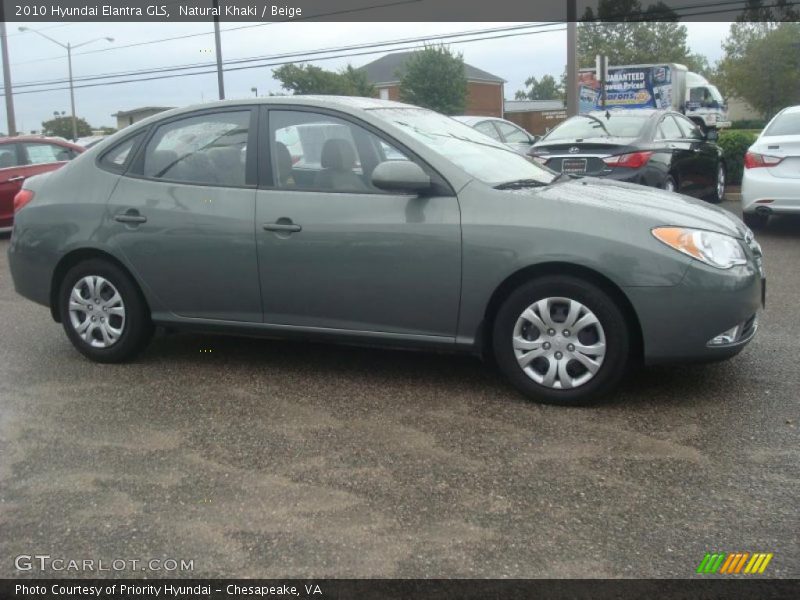 Natural Khaki / Beige 2010 Hyundai Elantra GLS