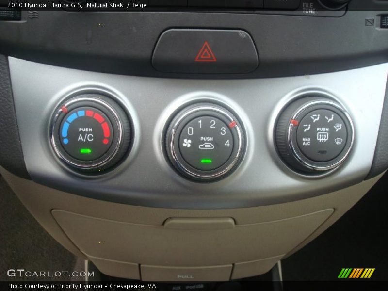Natural Khaki / Beige 2010 Hyundai Elantra GLS
