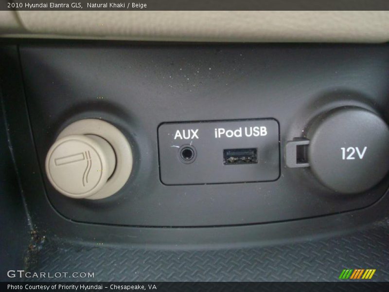 Natural Khaki / Beige 2010 Hyundai Elantra GLS