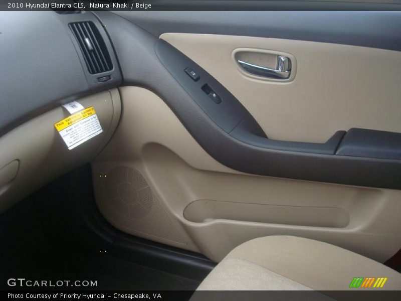 Natural Khaki / Beige 2010 Hyundai Elantra GLS