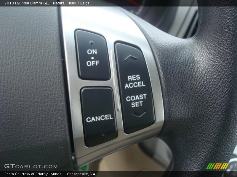 Natural Khaki / Beige 2010 Hyundai Elantra GLS