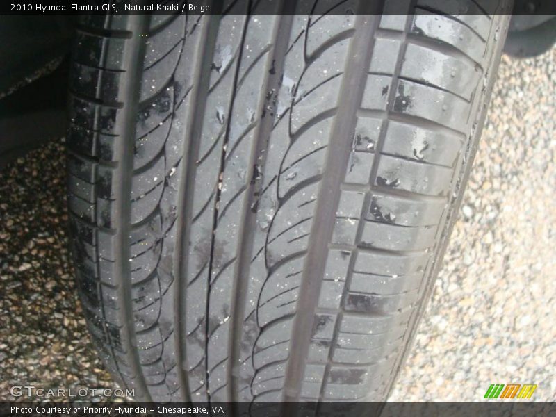 Natural Khaki / Beige 2010 Hyundai Elantra GLS