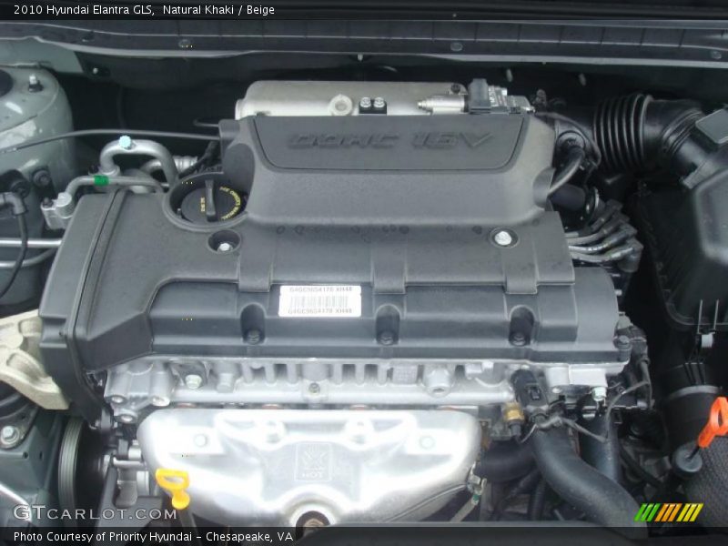 Natural Khaki / Beige 2010 Hyundai Elantra GLS