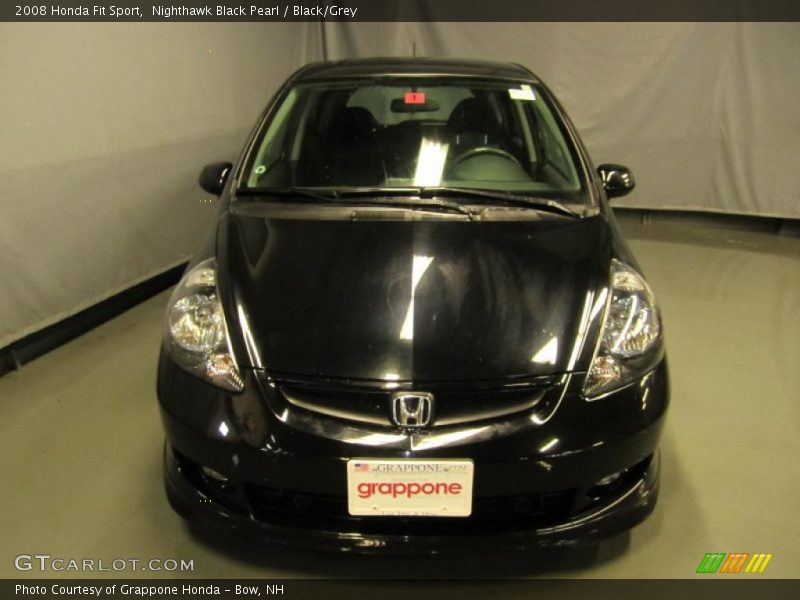 Nighthawk Black Pearl / Black/Grey 2008 Honda Fit Sport