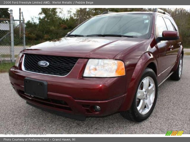 Merlot Metallic / Pebble Beige 2006 Ford Freestyle Limited AWD