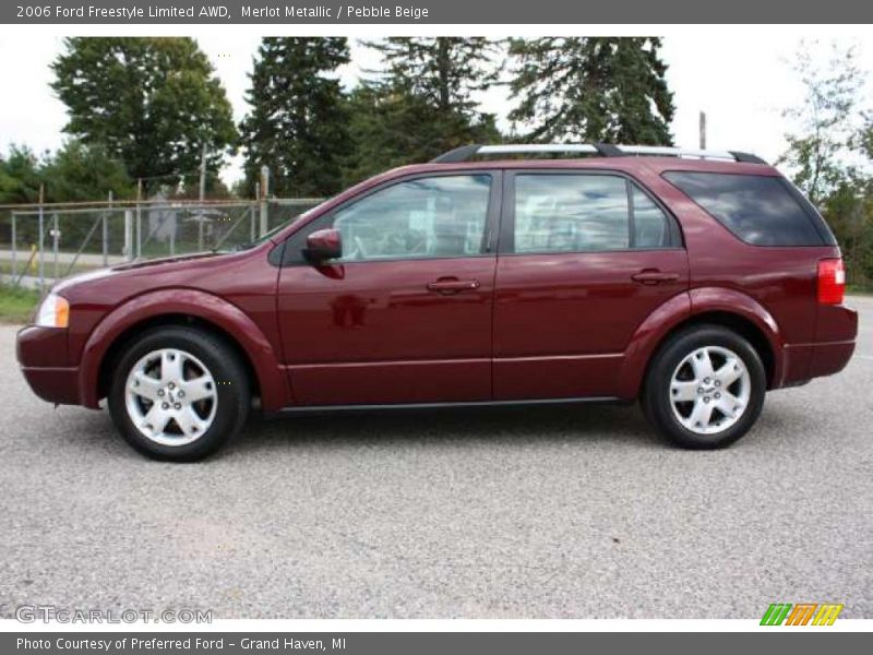 Merlot Metallic / Pebble Beige 2006 Ford Freestyle Limited AWD