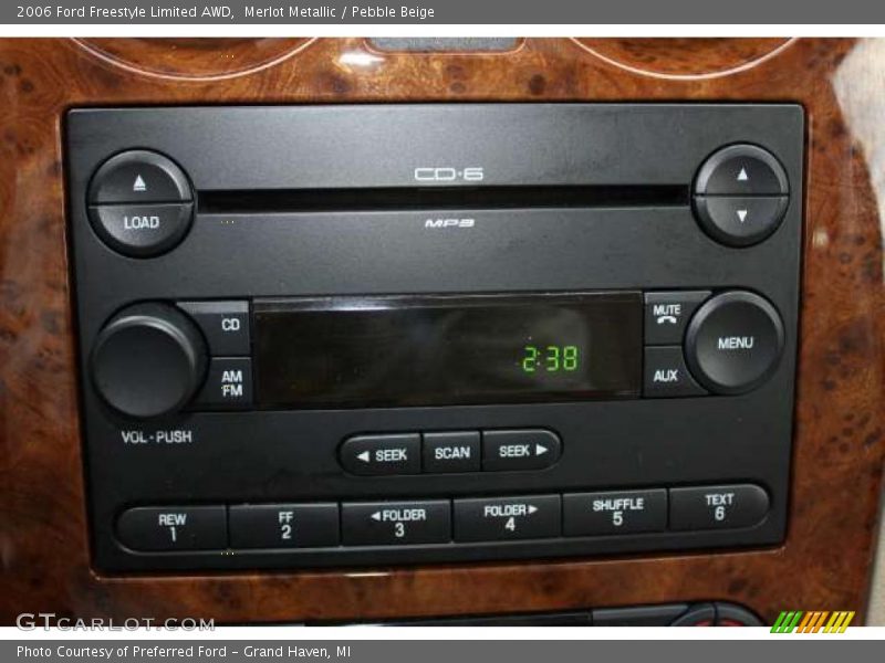 Merlot Metallic / Pebble Beige 2006 Ford Freestyle Limited AWD