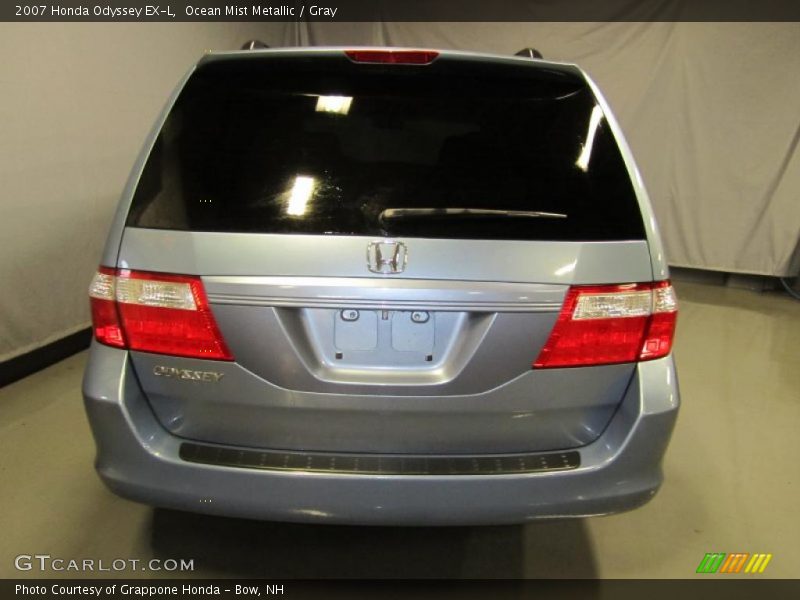 Ocean Mist Metallic / Gray 2007 Honda Odyssey EX-L