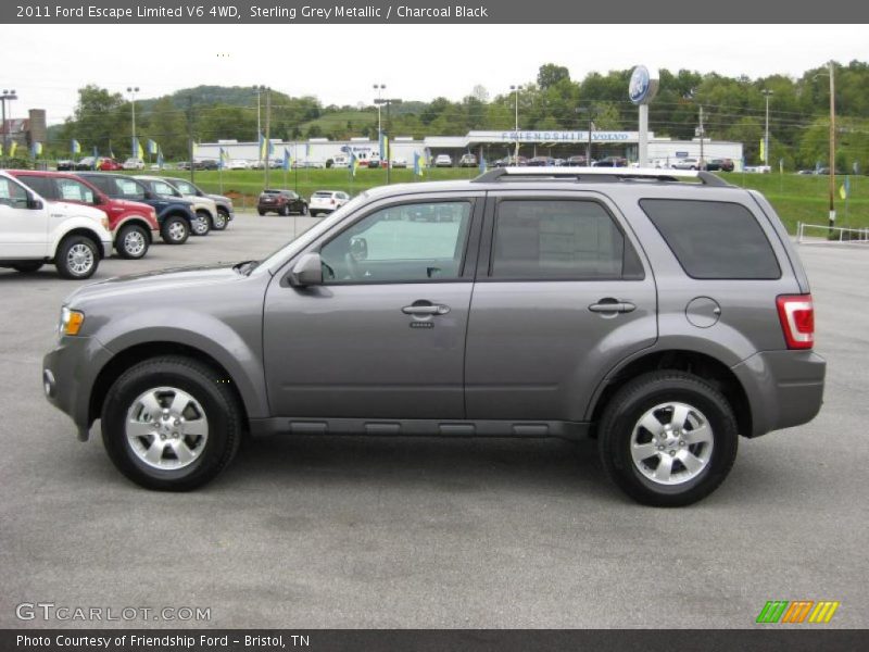 Sterling Grey Metallic / Charcoal Black 2011 Ford Escape Limited V6 4WD