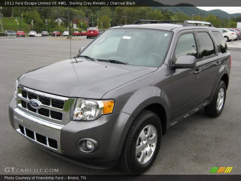 Sterling Grey Metallic / Charcoal Black 2011 Ford Escape Limited V6 4WD