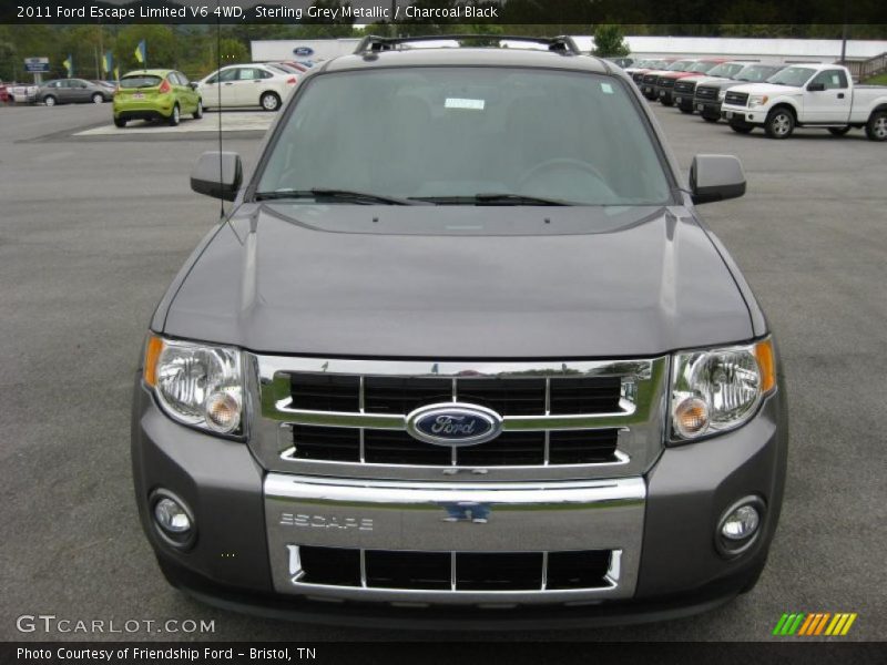 Sterling Grey Metallic / Charcoal Black 2011 Ford Escape Limited V6 4WD