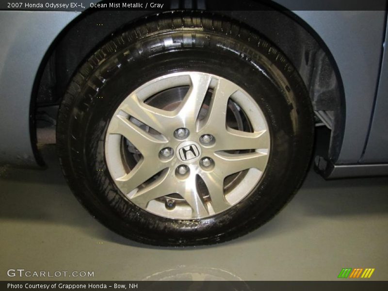 Ocean Mist Metallic / Gray 2007 Honda Odyssey EX-L