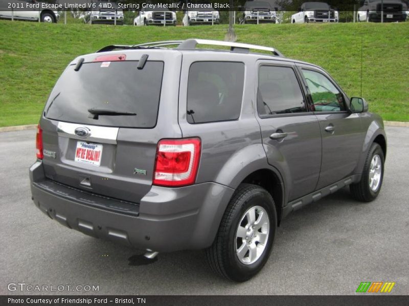 Sterling Grey Metallic / Charcoal Black 2011 Ford Escape Limited V6 4WD
