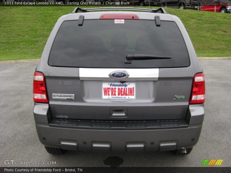 Sterling Grey Metallic / Charcoal Black 2011 Ford Escape Limited V6 4WD