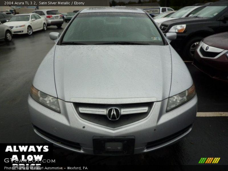 Satin Silver Metallic / Ebony 2004 Acura TL 3.2