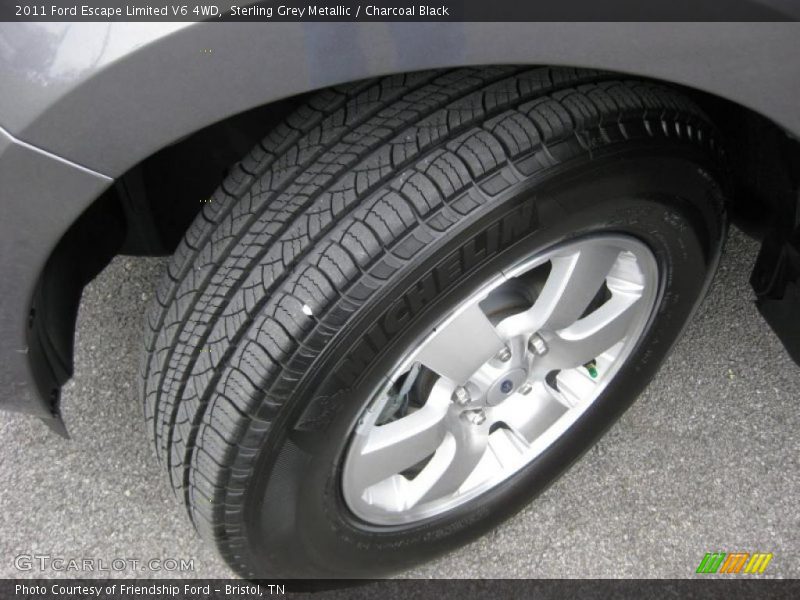 Sterling Grey Metallic / Charcoal Black 2011 Ford Escape Limited V6 4WD