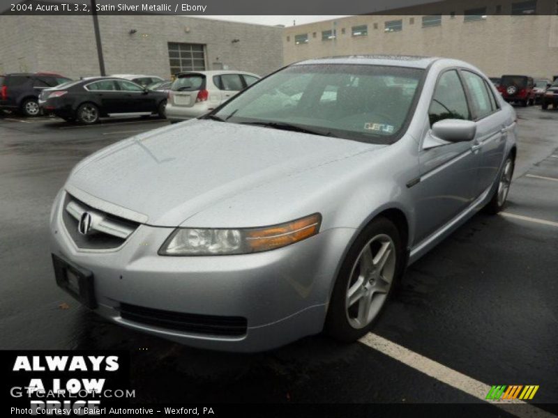 Satin Silver Metallic / Ebony 2004 Acura TL 3.2