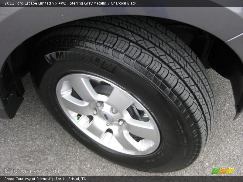 Sterling Grey Metallic / Charcoal Black 2011 Ford Escape Limited V6 4WD