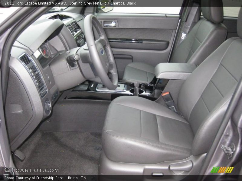  2011 Escape Limited V6 4WD Charcoal Black Interior