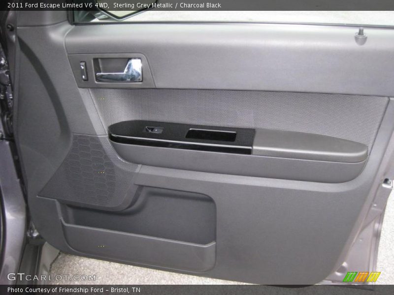 Sterling Grey Metallic / Charcoal Black 2011 Ford Escape Limited V6 4WD